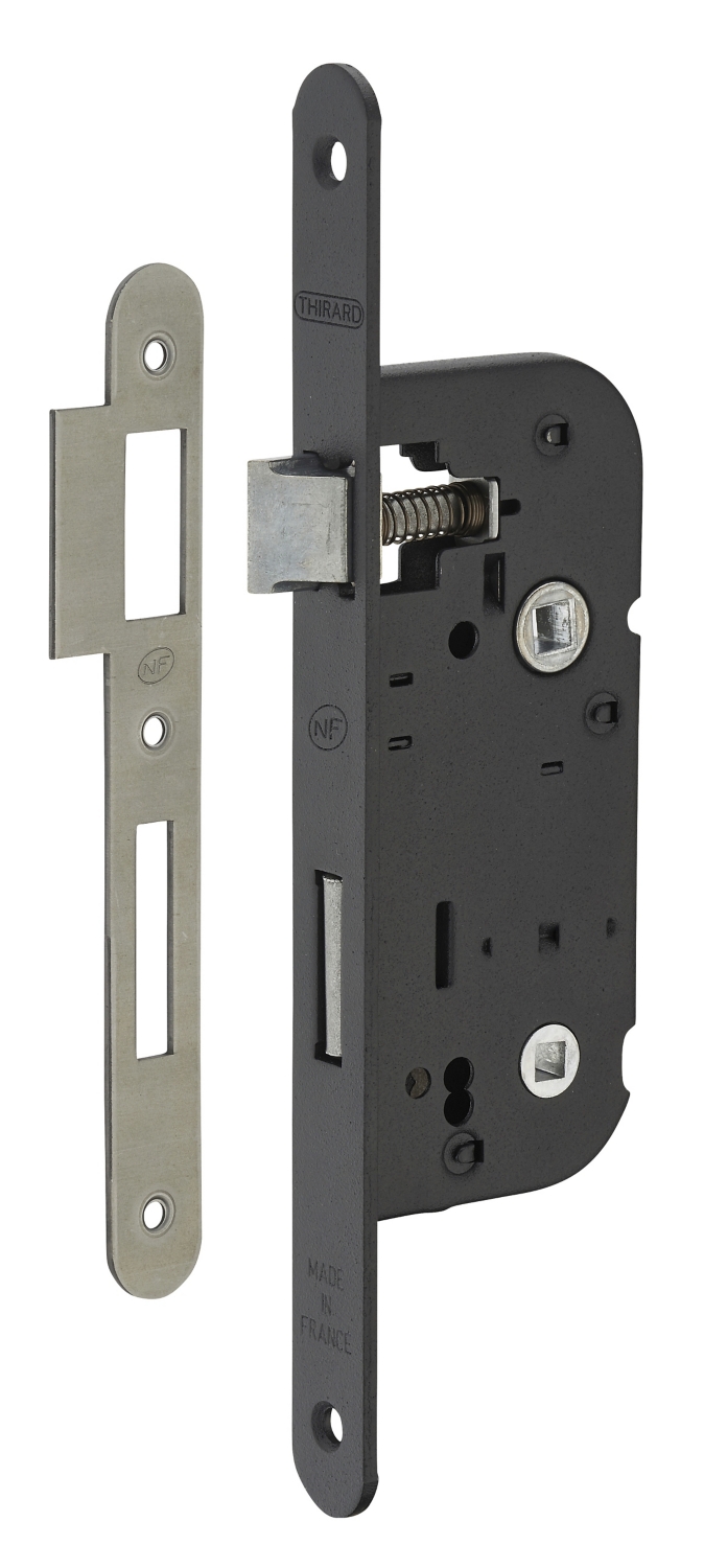 Serrure larder Axe 40 NF gache plate 51501 Thirard