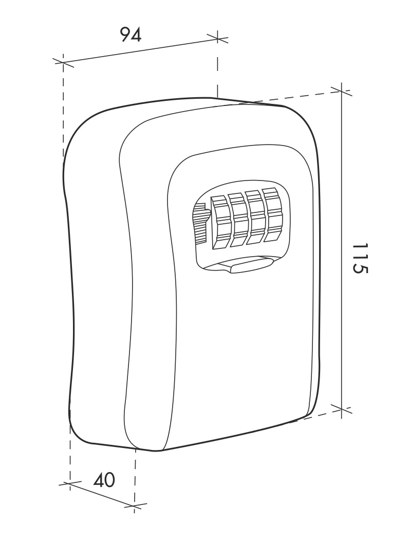 Boite à cle à combinaison Thirard