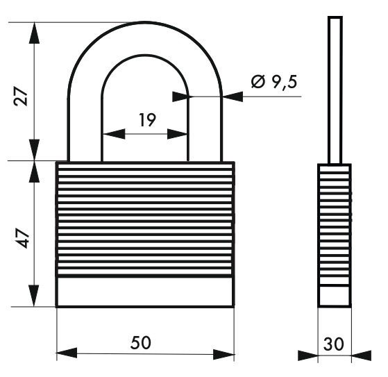 Cadenas protector 50mm Thirard