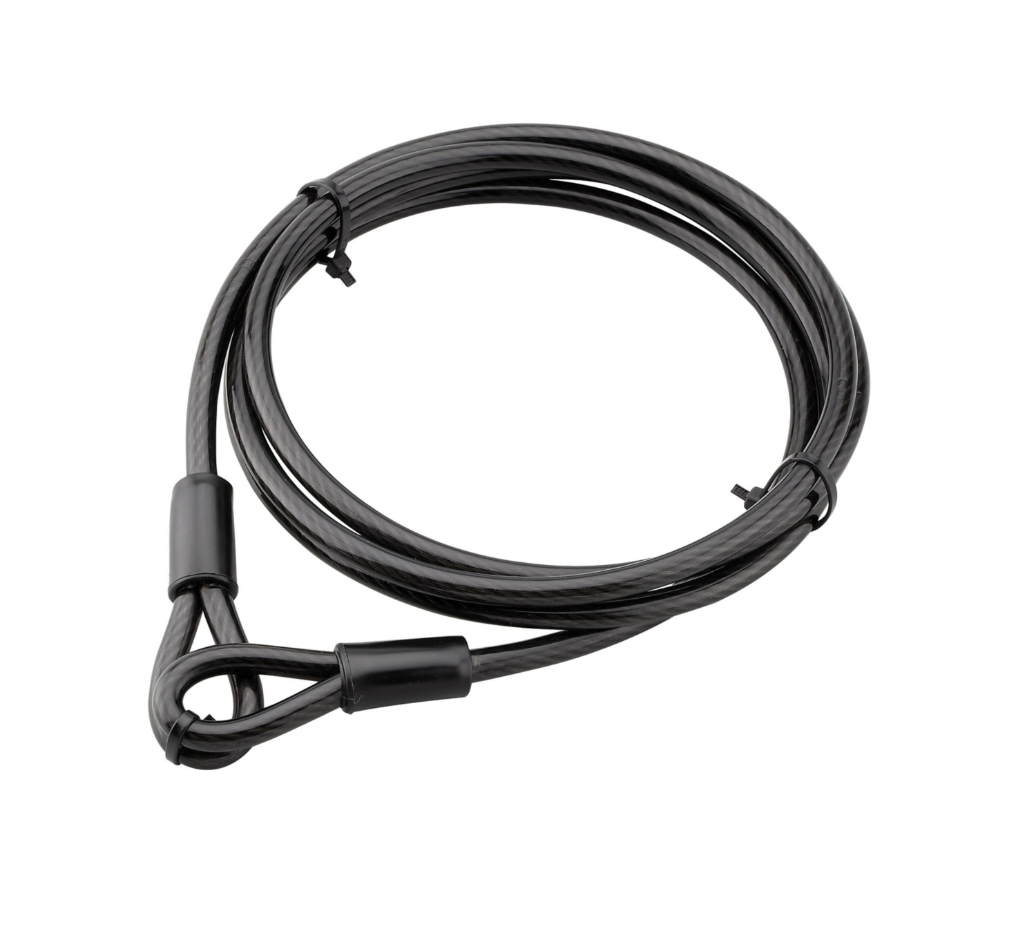 Cable acier gaine pvc noir Thirard