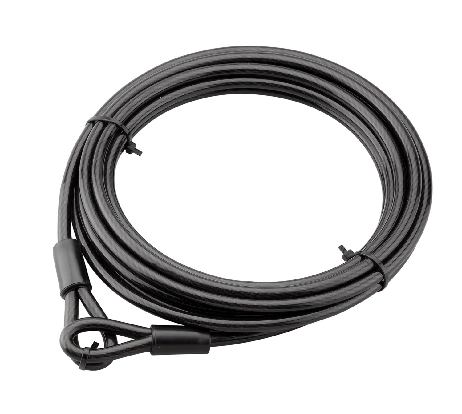 Cable acier gaine pvc noir Thirard