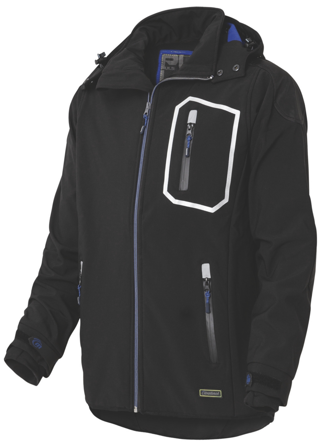 Veste Softshell Dynamic Work - Noir Muzelle Dulac Hasson