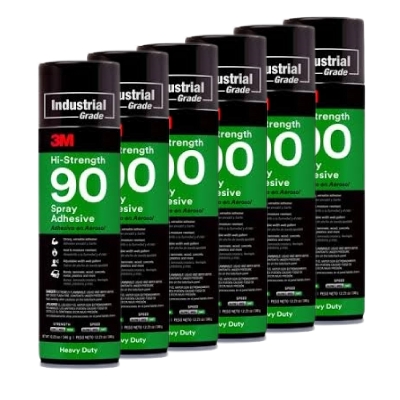 Lot de 6 colles aérosol haute performance 500 ml 3M