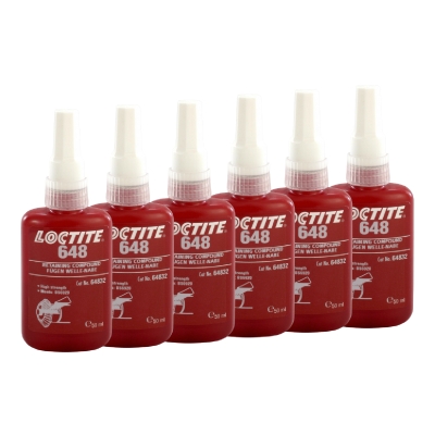 Loctite 648 bloc-presse - Lot de 6 1804416 Loctite