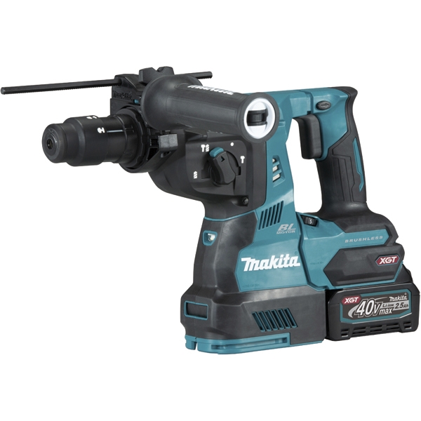 Perforateur burineur SDS+ 40V + 2 batteries 2,5 Ah et un chargeur rapide. HR004GD201 Makita