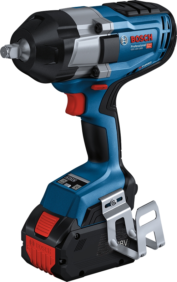 Boulonneuse GDS 18V-1000 avec 2 batteries 18V 4 et 5Ah + chargeur GDS18V1000 Bosch Professional