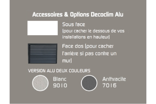 accessoire decoclim alu