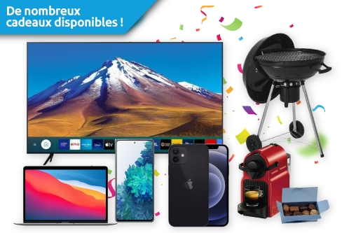 Exemples de cadeaux grâce aux points de fidélité téréva
