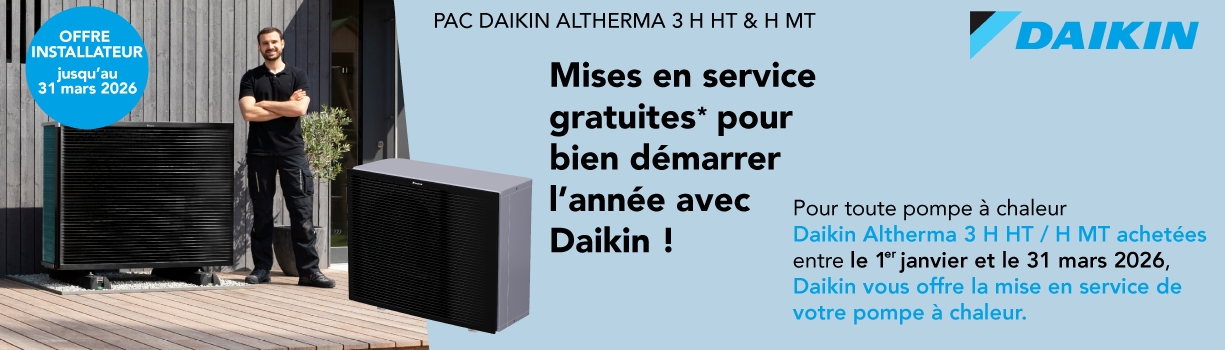 DAIKIN - Mises en service gratuites