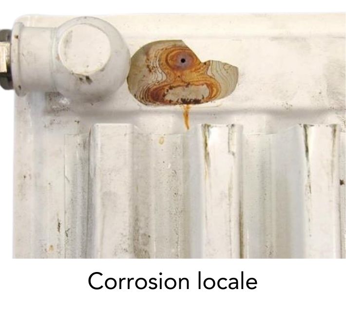 Image corrosion locale