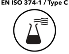 Pictogramme EN ISO 374-1 Type C (protection chimique de base)
