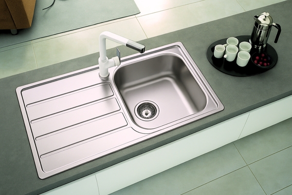 Evier en Inox marque Aquance