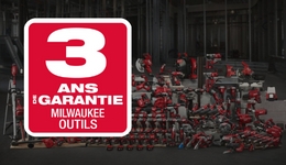 Pictogramme 3 ans de garantie outils Milwaukee