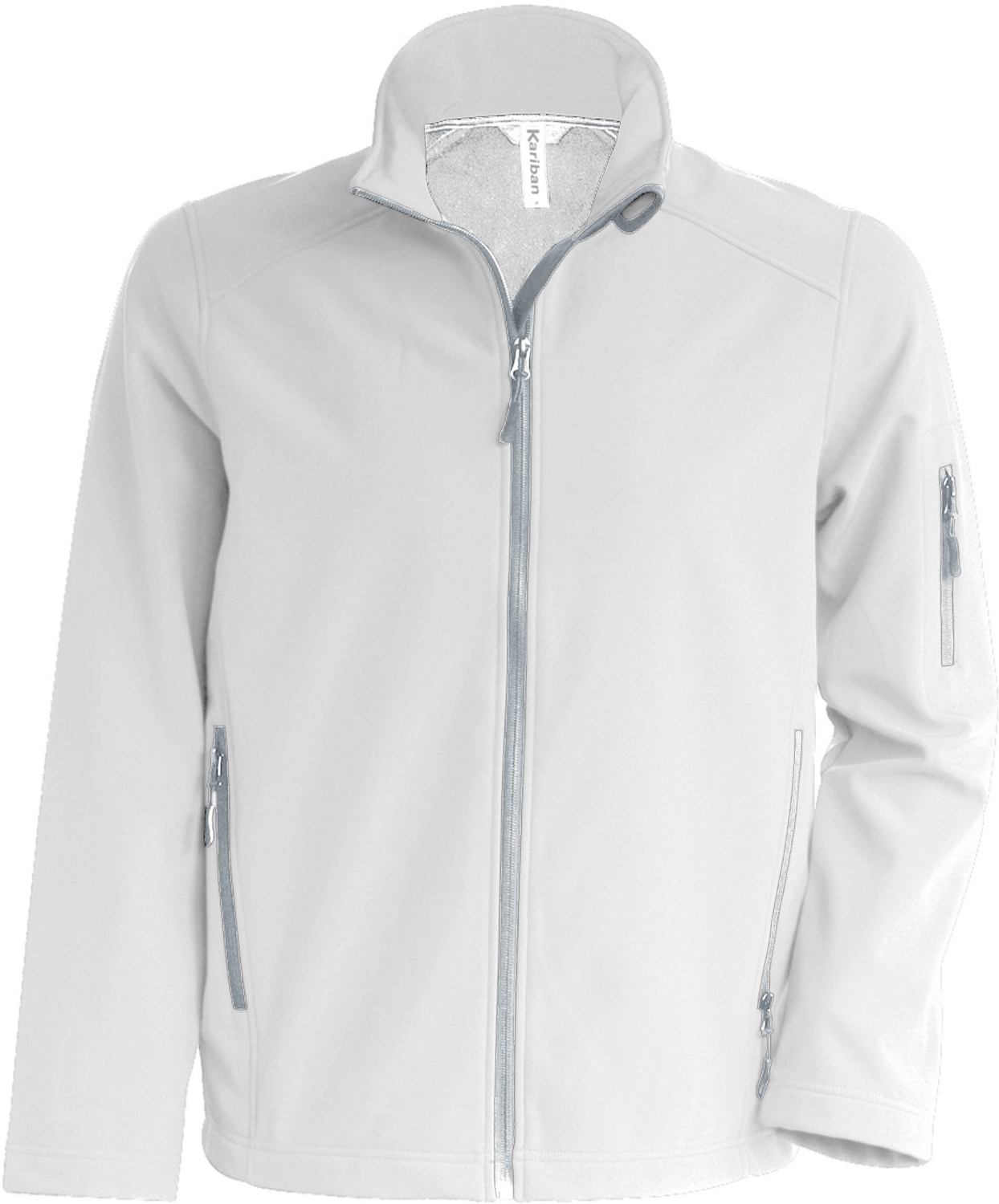 Veste softshell K401 - Blanc Kariban