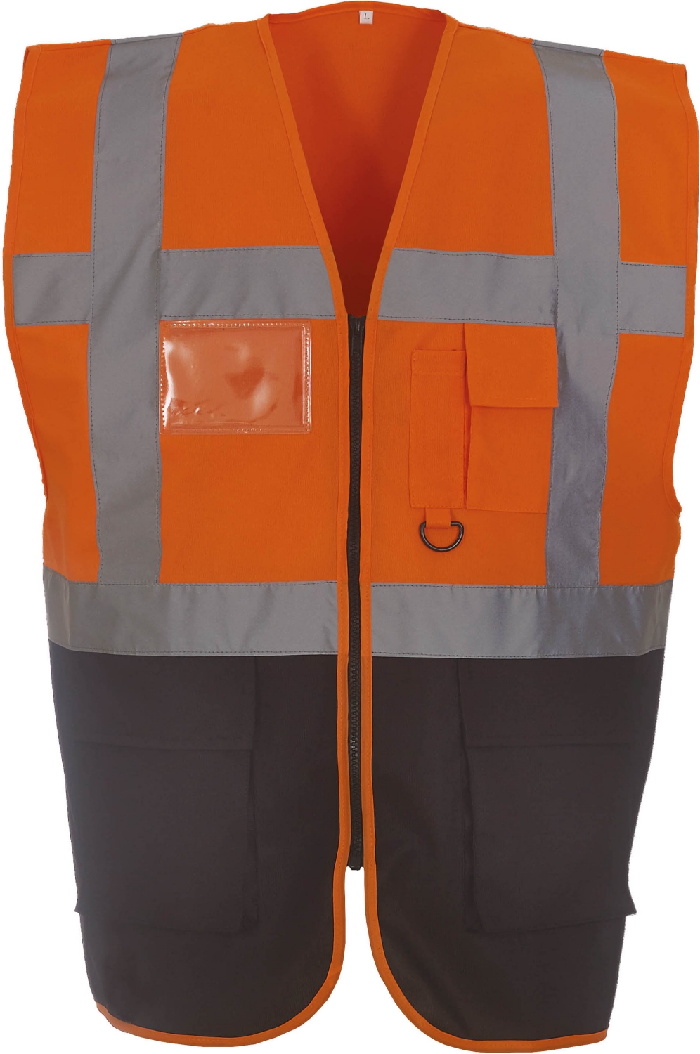  Gilet YW801 HV - Orange / Noir 