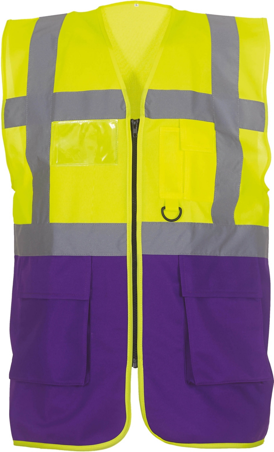 Gilet YW801 HV - Jaune / violet Yoko