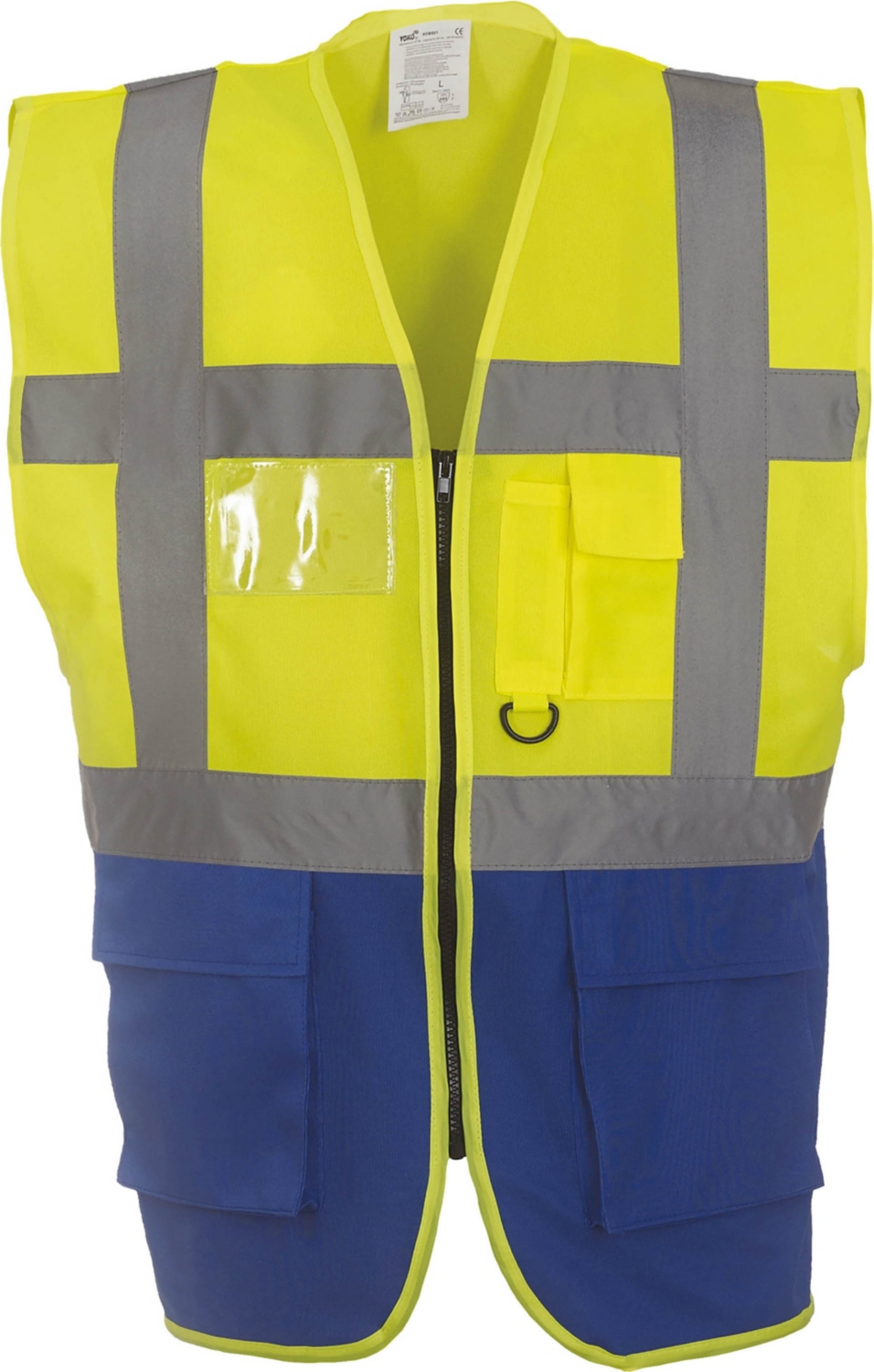  Gilet YW801 HV - Jaune / Bleu 