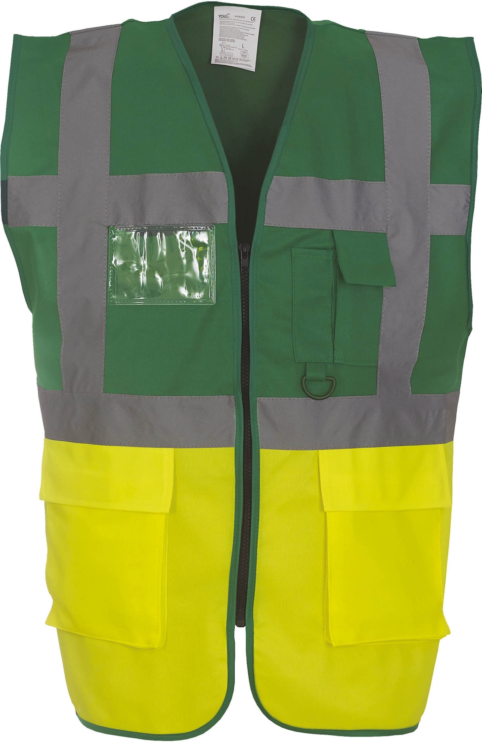 Gilet YW801 HV - Vert / Jaune Yoko