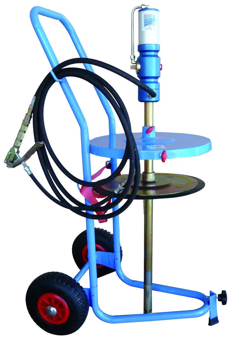 Ensemble mobile graisse 60/1 pour tonnelet 50 kg avec diable Algi