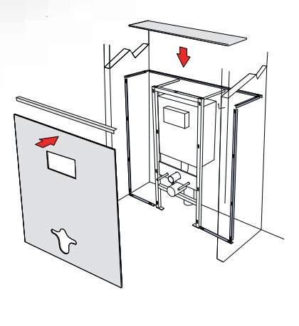 Kit de pose pour habillage bâti-support Décofast Lazer