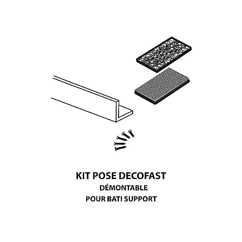 Kit de pose pour habillage bâti-support Décofast Lazer