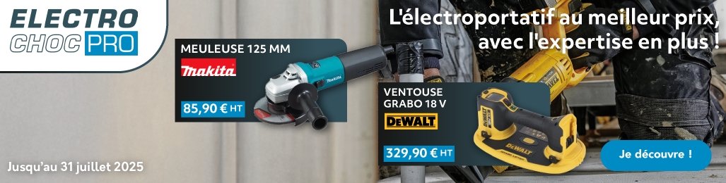 La promotion Electrochoc PRO est valable du 03 mars au 31 juillet 2025