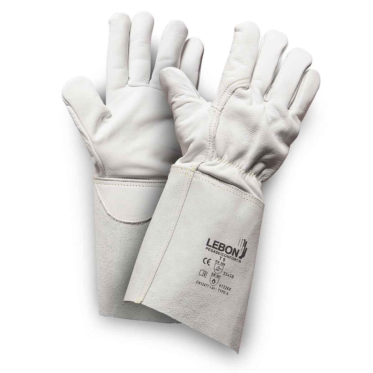 Gants en cuir caprin pour soudeur