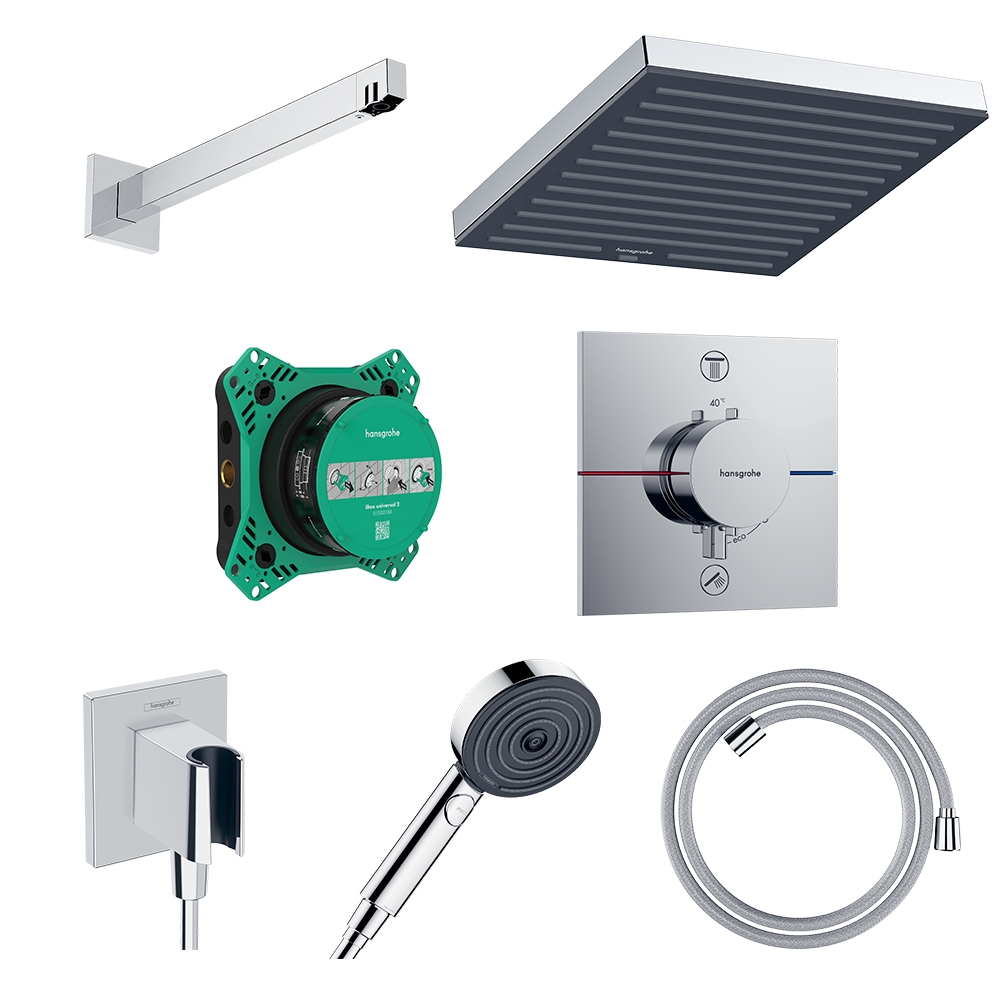 Pack Pulsify E 3 jets Ecosmart 2 Hansgrohe