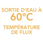 Logo température de flux