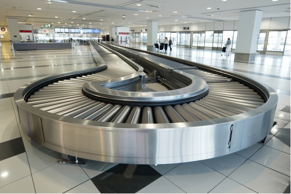 Image transport de bagages dans les aéroports