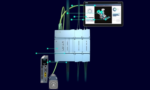 SIEMENS SIMATIC S7-1200-G2 schéma de mise en situation
