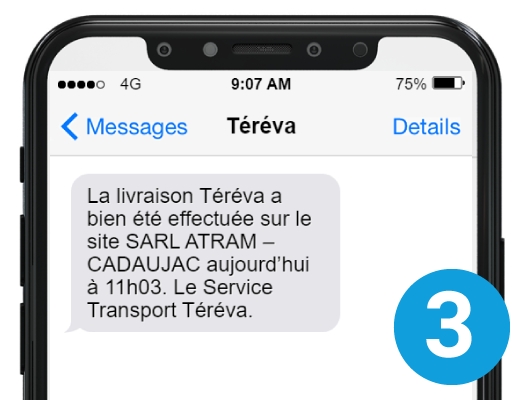 SMS en cas d'absence