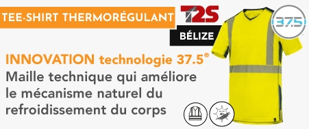 Tee-shirt HV homme thermorégulant 37.5