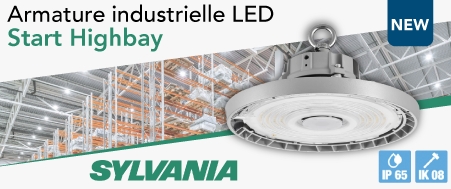Armature industrielle LED Start Highbay 150 W 19800 lm 2CCT WB Sylvania
