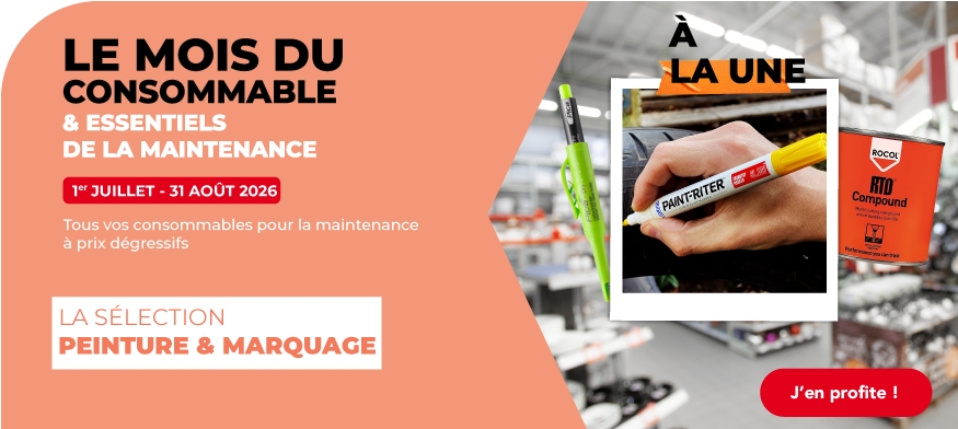 Sélection Le mois du consommable - Peinture et marquage