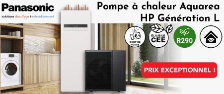 Nouvelle PAC air/eau Panasonic