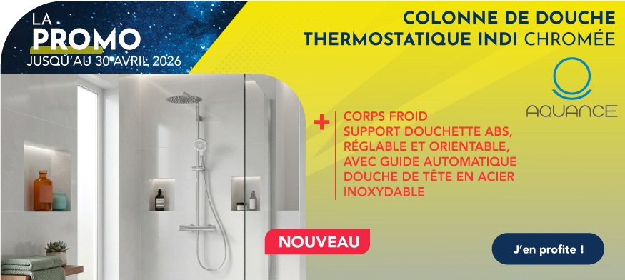 Colonne de douche thermostatique Indi Aquance
