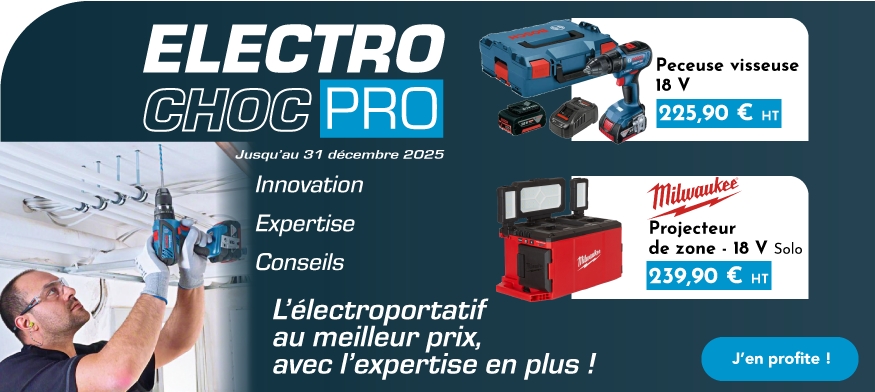 La promotion Electrochoc PRO est valable du 08 septembre au 31 décembre 2025