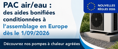 Pompe à chaleur air eau made in europe