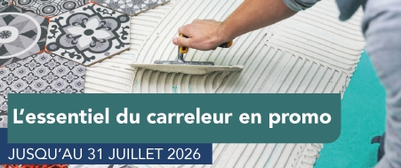 Zoom spécial offre carrelage - Offre valable du 1er juin au 31 juillet 2026.