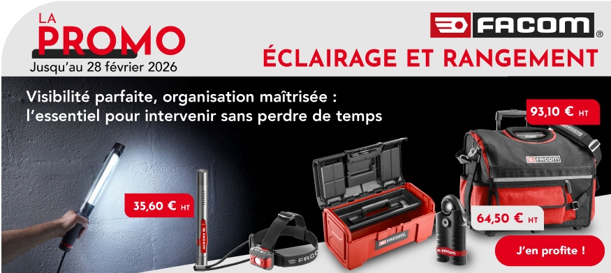Eclairage et rangement Facom
