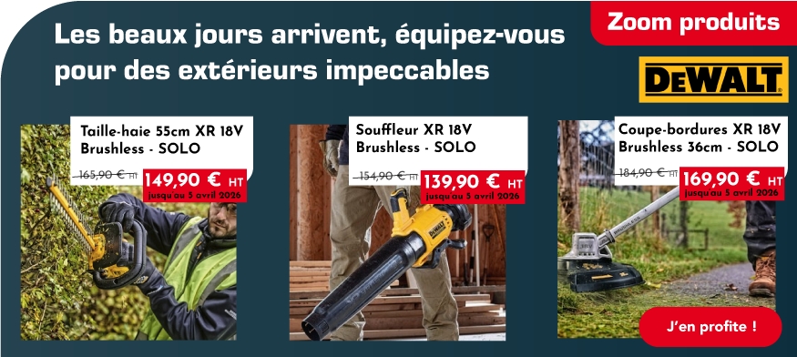 Sélection : ElectroChoc PRO - Zoom produits Dewalt
