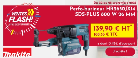 3146009 - Perfo-burineur HR2650JX14 SDS-PLUS 800 W 26 MM Makita