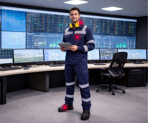 Visuel Supervision à distance – Salle de contrôle