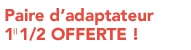 paire d'adaptateur offert