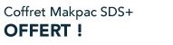 Offres Electrochoc Téréva - cadeau Coffret Makpac SDS+