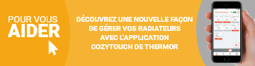 Découvrez les radiateurs connectés Thermor et l’application Cozytouch