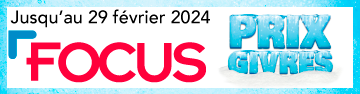 Du 1er janvier au 29 février 2024, découvrez le FOCUS Prix givrés