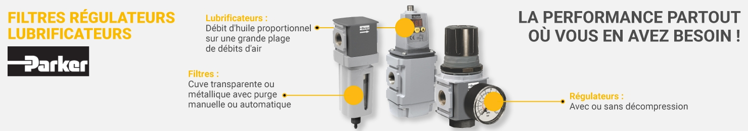 Filtre régulateur lubrificateur Parker