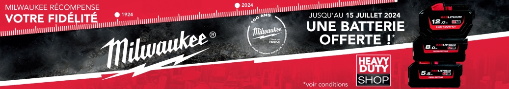 Du 15 mai au 15 juillet 2024, découvrez deux nouvelles opérations chez Milwaukee